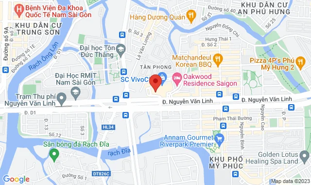 TTTM SC Vivo City, Lô 02-39, Số 1058 Nguyễn Văn Linh, Khu phố 1, P. Tân Phong, Q. 7