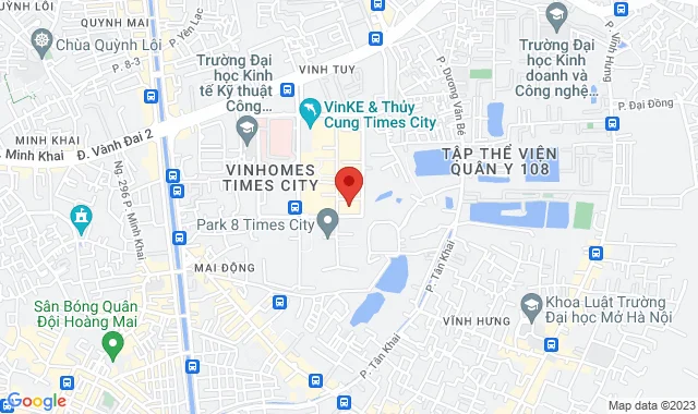 TTTM Times City, đường 9, Tầng hầm B1, Shop 20, 458 Minh Khai, Q Hai Bà Trưng