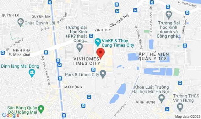 TTTM Times City, Số 15, Đường 9, Số 458 Minh Khai, Q. Hai Bà Trưng
