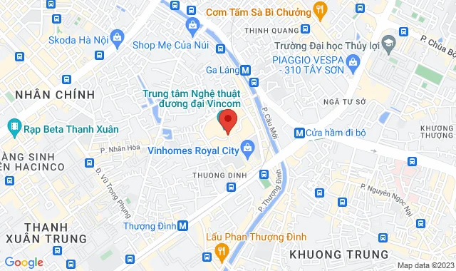 TTTM Vincom Mega Mall Royal City, 72 Nguyễn Trãi, P. Thượng Đình, Q. Thanh Xuân