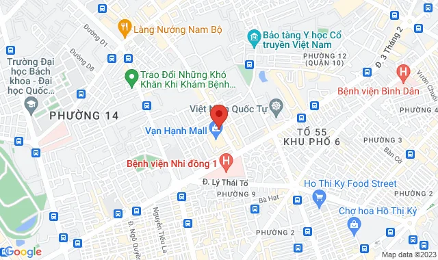 Vạn Hạnh Mall, Tầng 5, Gian hàng 09-10-11, Số 11 đường Sư Vạn Hạnh, P. 12, Q. 10