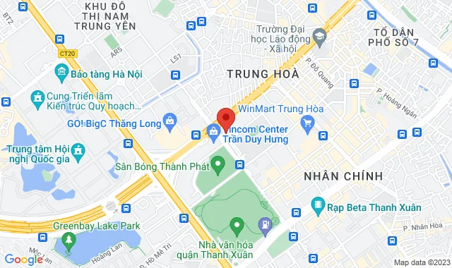 Vincom Center,Tầng 5, Số 119 Trần Duy Hưng, P. Trung Hòa, Q. Cầu Giấy