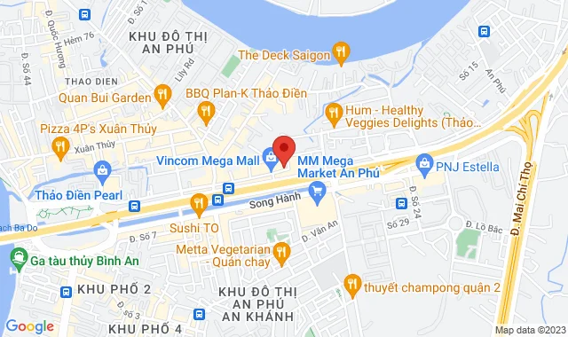 Vincom Mega Mall, Tầng 5, 161 Xa lộ Hà Nội, P. Thảo Điền, Q. 2