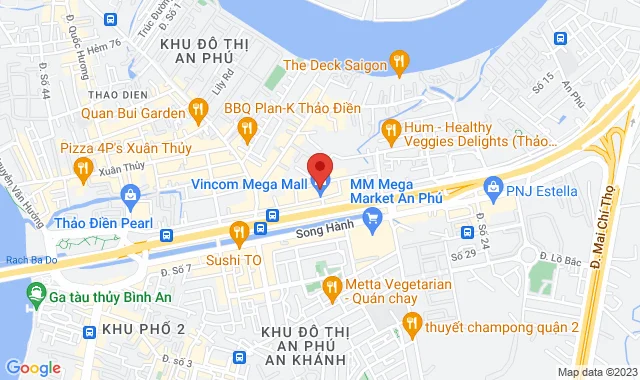 Vincom Thảo Điền, Lầu 4 Số 161 Xa Lộ Hà Nội, P. Thảo Điền, Q. 2