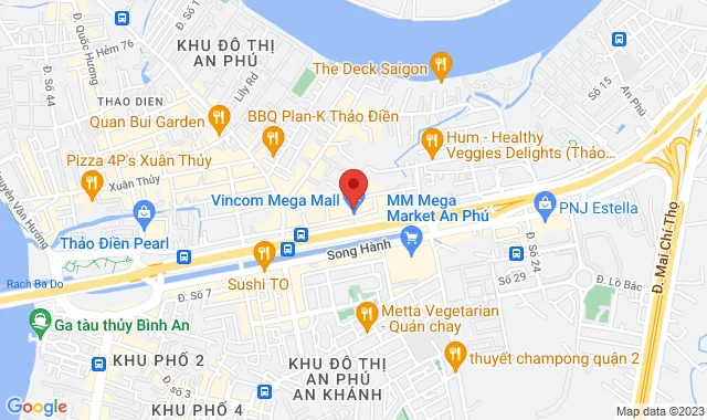 Vincom Thảo Điền, Tầng 5, 159 Xa Lộ Hà Nội, P. Thảo Điền, Q.2