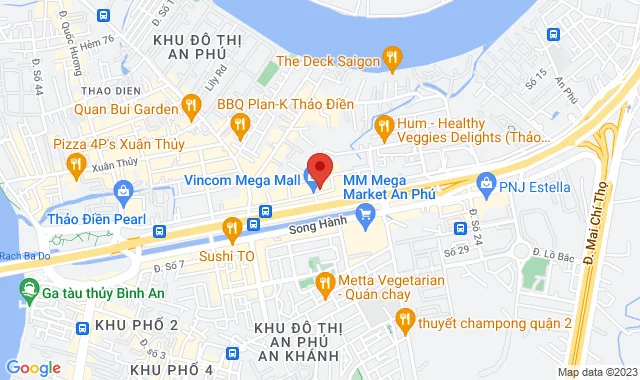 Vincom Thảo Điền, Tầng 5, Xa Lộ Hà Nội , P. Thảo Điền, Q. 2