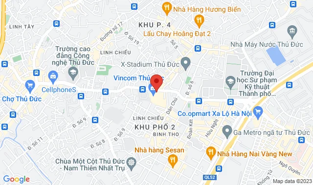 Vincom Thủ Đức, Tầng 3, Gian hàng 10-10A, Số 216 Võ Văn Ngân, P. Bình Thọ, Q. Thủ Đức