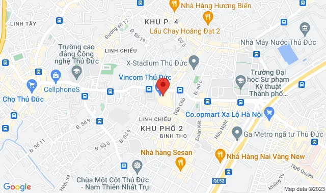 Vincom Thủ Đức, Tầng 3, Số 216 Võ Văn Ngân, P. Bình Thọ, Q. Thủ Đức