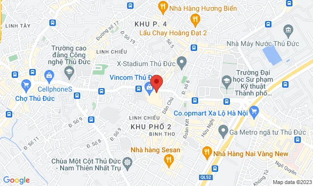 Vincom Thủ Đức, Tầng 5, Số 216 Võ Văn Ngân, P. Bình Thọ, Q. Thủ Đức