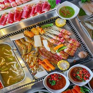Buffet Lẩu Nướng Macao Sik Dak Fook  Trần Hưng Đạo B