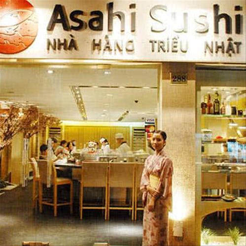 Nhà hàng Triều Nhật Asahi Sushi 288 Bà Triệu