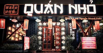 Chuỗi nhà hàng Quán Nhỏ - Quán nhậu Việt, phong cách thiết kế Hồng Kông