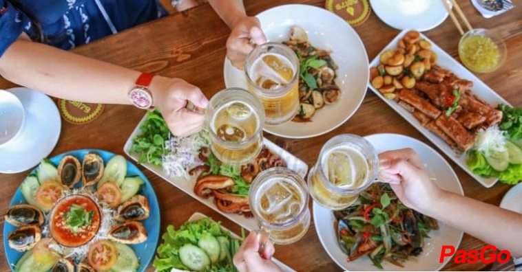 Khám phá các quán nhậu Hoàng Sa view bờ kè đông khách - Ưu đãi PasGo