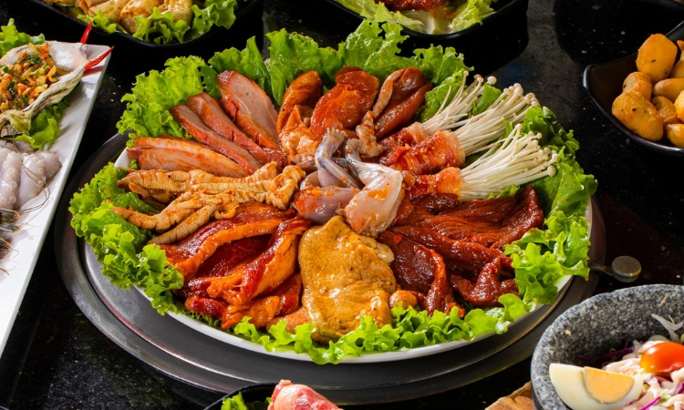 Suất Buffet Lẩu Hoặc Nướng, Giá 199K1