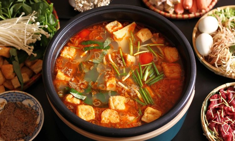 Set Lẩu Riếu Cua Bắp Bò, Giá 449K - Dìn Ký Cù Lao Xanh - Trần Văn Trà1