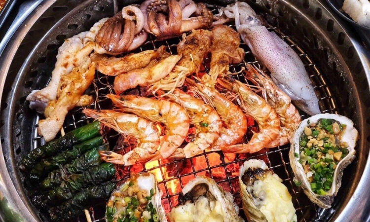 Suất Buffet Nướng Lẩu T2-CN, Giá 219K - Kochi BBQ Tạ Quang Bửu5