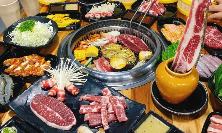 Suất Buffet Nướng Lẩu T2-CN, Giá 259k - Quán Toọng Lĩnh Nam4