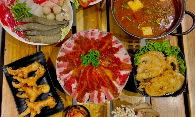 Set Lẩu BBQ T2-CN, Giá 499K - Panda BBQ Nguyễn Thị Thập2