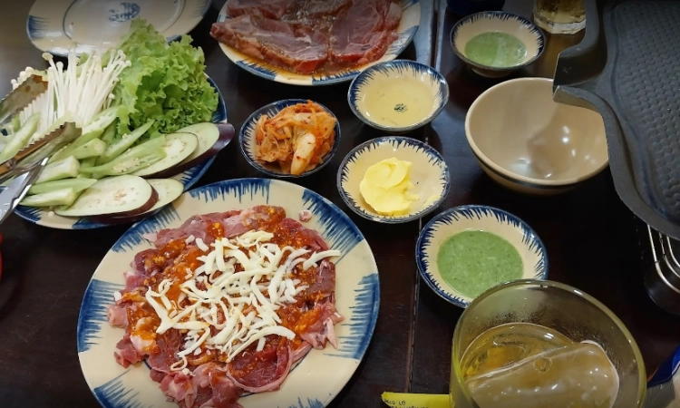 Suất Buffet Nướng & Lẩu T2-CN, Giá 139K2