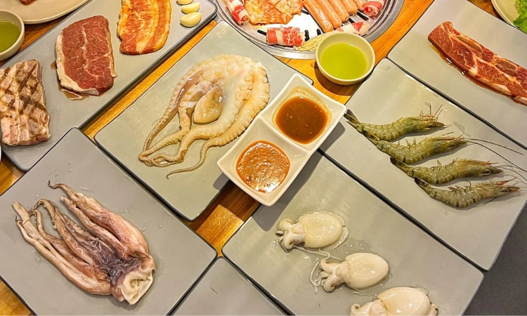 Suất Buffet Nướng Lẩu T2-CN, Giá 299K - Gui Gui BBQ Tuệ Tĩnh1