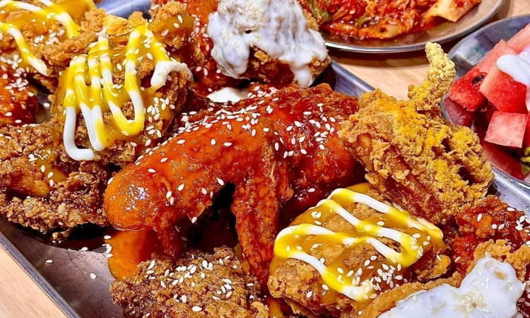 Gà Rán Sốt Cay T2-CN, Giá 280K - Sinry BBQ Triều Khúc1