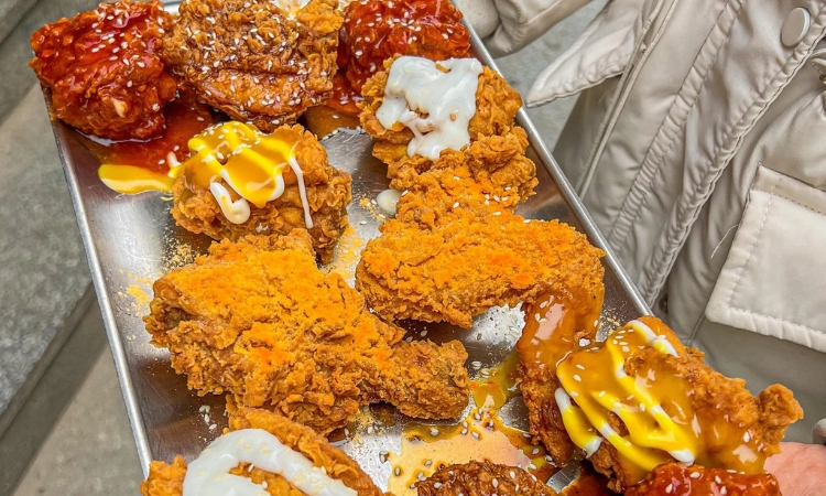 Gà Rán Sốt Ngọt T2-CN, Giá 280K - Sinry BBQ Triều Khúc2