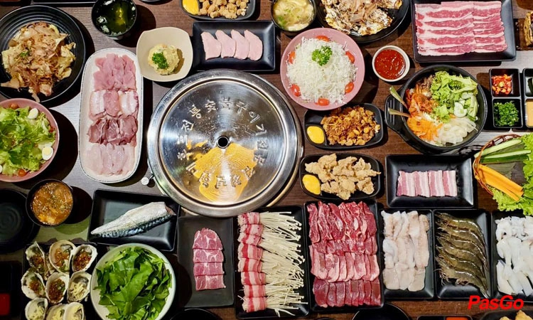 Suất Buffet Nướng Lẩu T2-CN, Giá 329K1