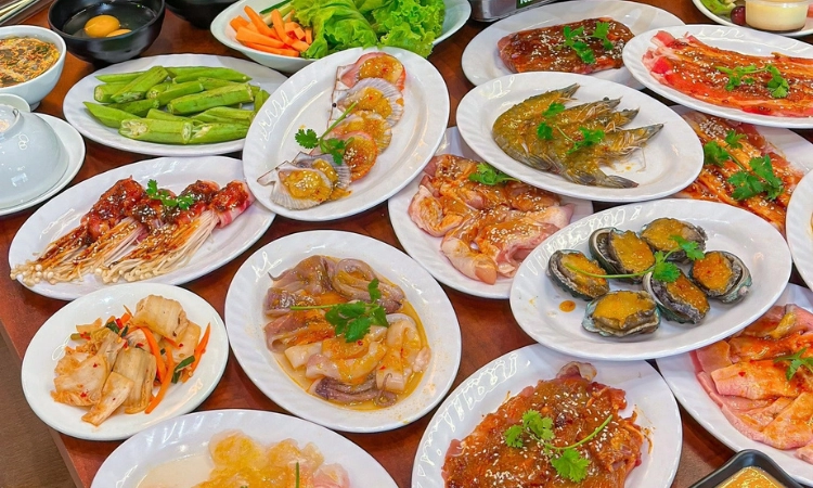 Suất Buffet Nướng Lẩu T2-CN, Giá 179K5