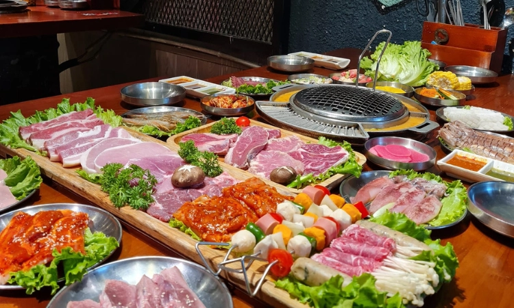 Suất Buffet Nướng T2-T6 & Trưa T7-CN, Giá 169K - Kimho BBQ Tô Hiệu2