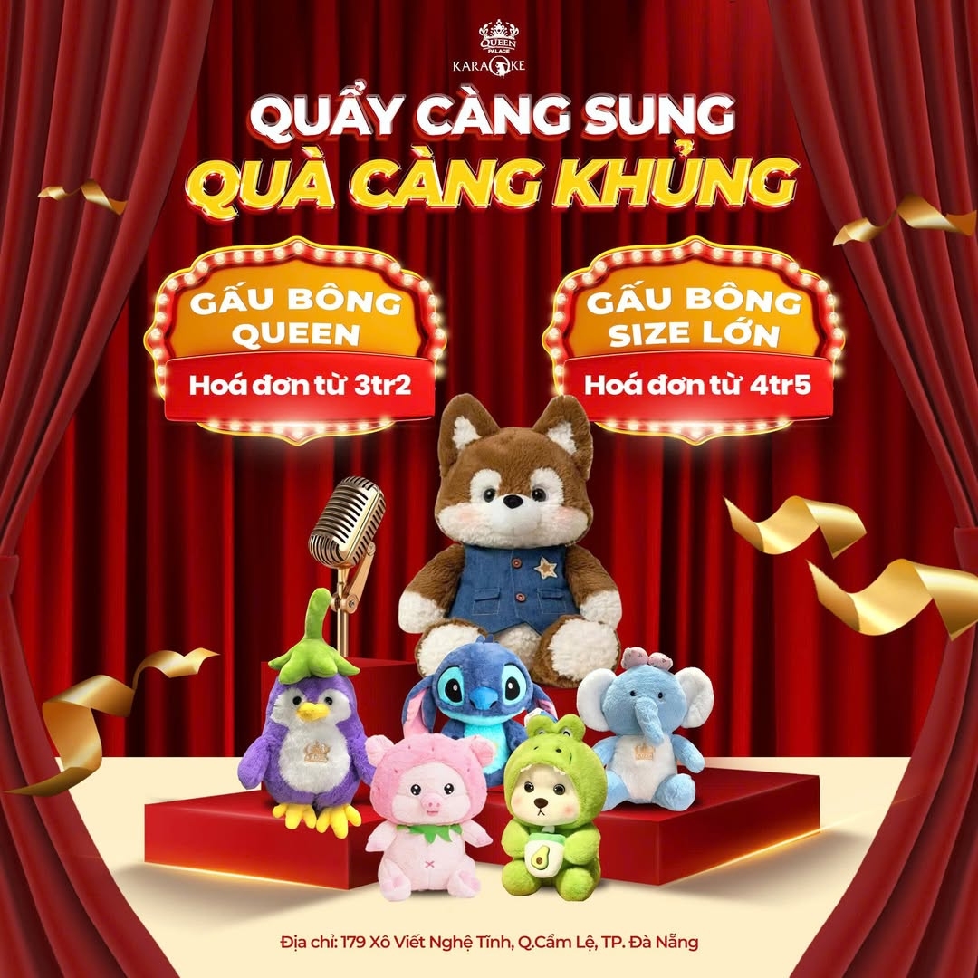 TẶNG gấu bông Queen size 35cm1