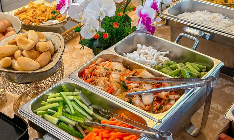 Suất Buffet Nướng Lẩu T2-CN, Giá 179K6