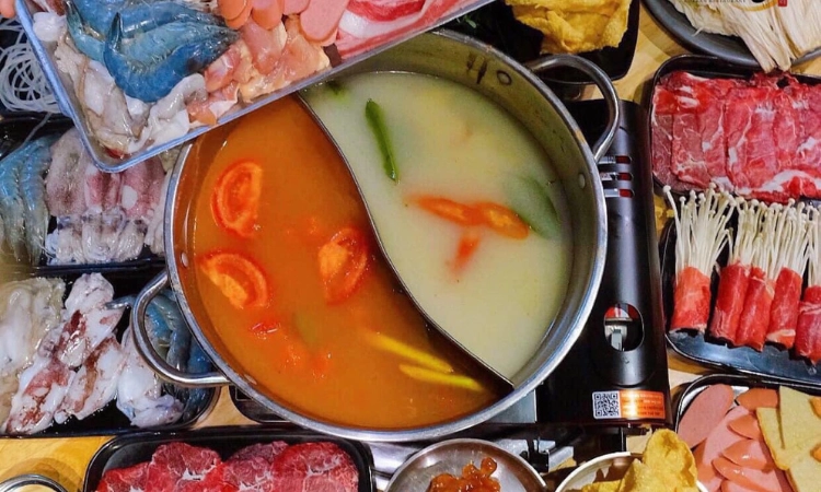 Suất Buffet Lẩu Hải Sản Tối T2-CN, Giá 157K - Sinry BBQ Triều Khúc1