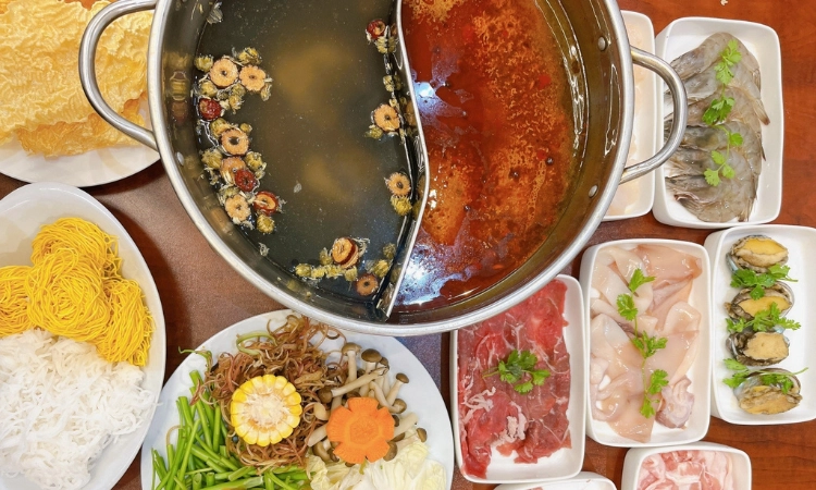 Suất Buffet Nướng Lẩu Hải Sản Cao Cấp T2-CN, Giá 229K5