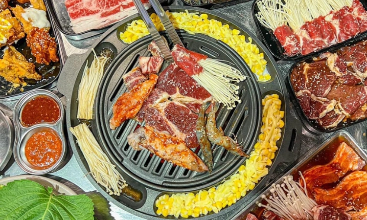 Suất Buffet Nướng Hải Sản Tối T2-CN, Giá 163K - Sinry BBQ Triều Khúc6