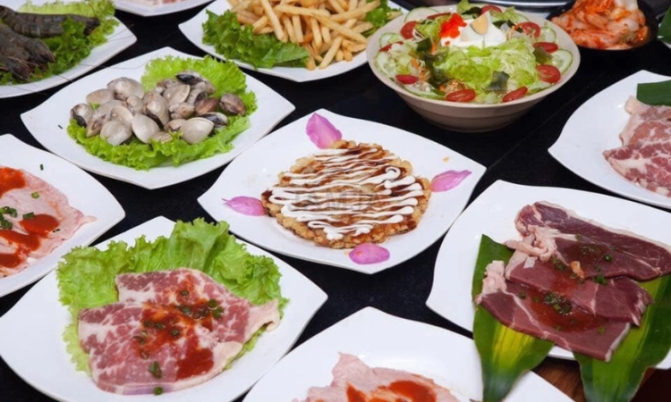 Suất Buffet Nướng T2-CN, Giá 219K - Kochi BBQ Tạ Quang Bửu4