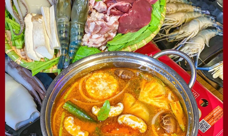 Suất Buffet Lẩu T2-CN, Giá 189K - 9 Buk Hoàng Quốc Việt2