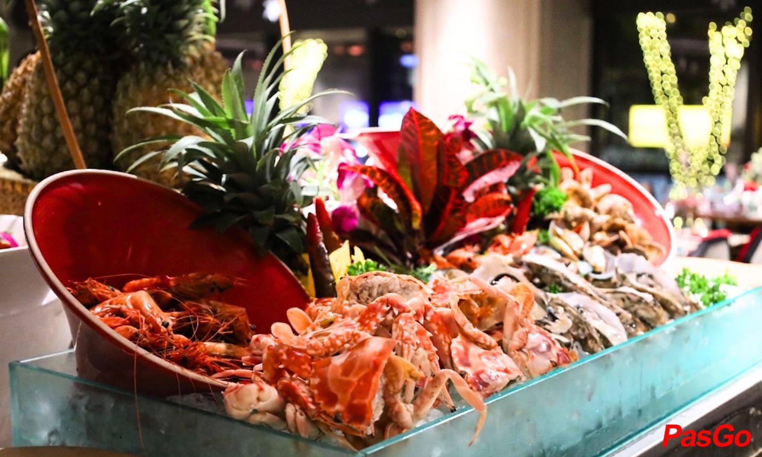 Buffet Grandezvous ẩm thực quốc tế 999K, tối T7