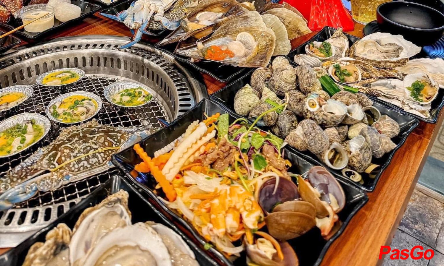 Suất Buffet Hải Sản Lẩu & Nướng, Giá 339K5