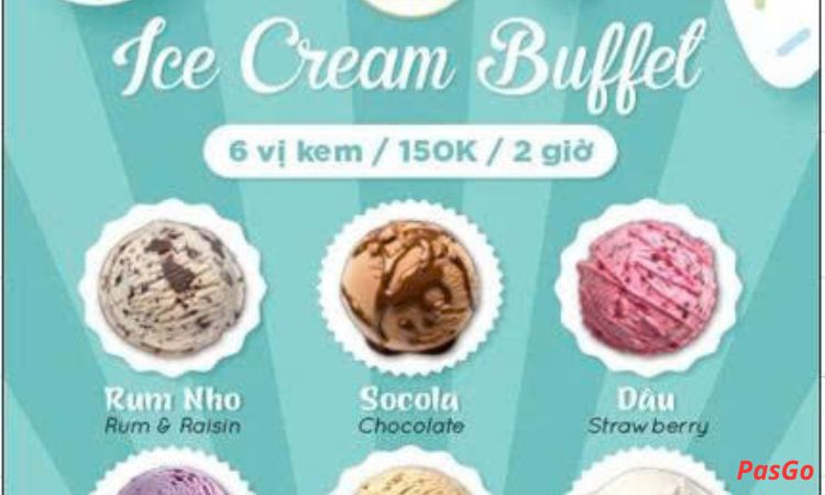 Buffet Kem Tự Chọn - 6 Vị Kem ( 6h00-22h00 Hằng Ngày )