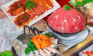 Buffet lẩu nướng buổi trưa
