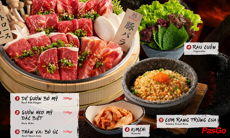 Combo Nướng Giá Từ 559K Đến 1649K - Shogun Phạm Ngọc Thạch