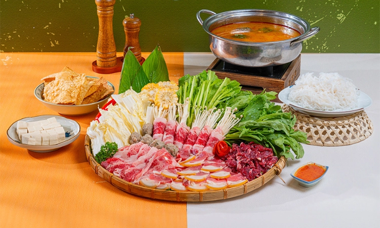 Set Lẩu Thái Cốt Bề Bề Đặc Biệt, Giá 450K - Bò Tơ Quán Mộc Trường Sơn1