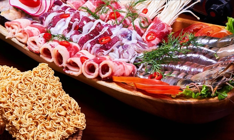 Set Lẩu Hải Sản Biển Xanh T2-CN, Giá 668K2