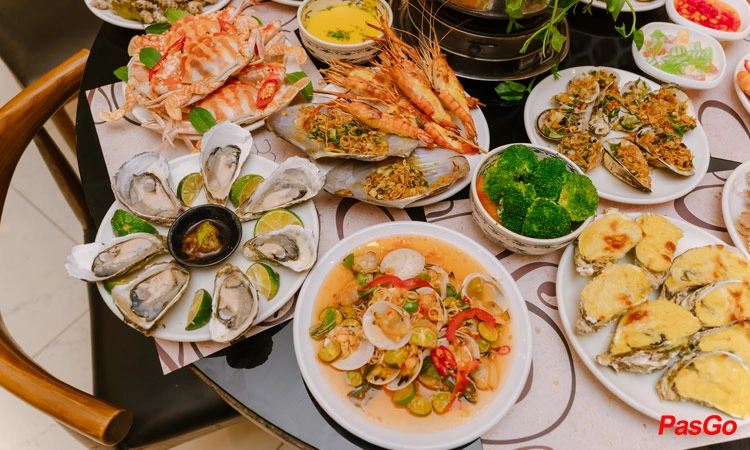 Suất Buffet Trưa Ngày Lễ, Giá 438K - Bay Seafood Buffet Hồ Gươm Tông Đản1
