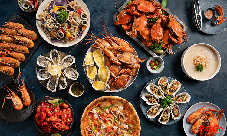 Suất Buffet Hải Sản T2 Đến Trưa T6, GIá 499K Chưa Gồm VAT - Blue Bay Ngọc Lâm6