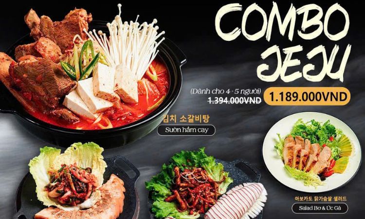 Giảm 15% Set Combo Jeju - Cả tuần 
