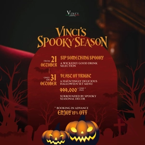 Giảm 15% Set menu Halloween giá 999.000 VNĐ++/khách