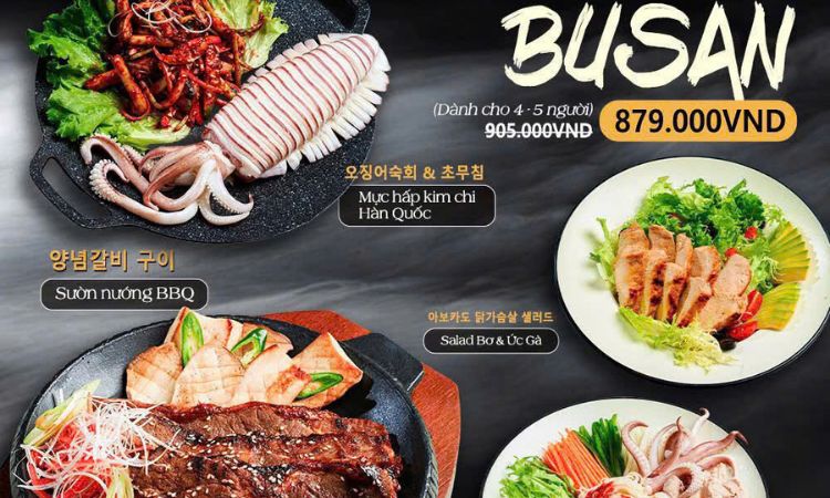 Giảm 3% Set Combo Busan - Cả tuần 