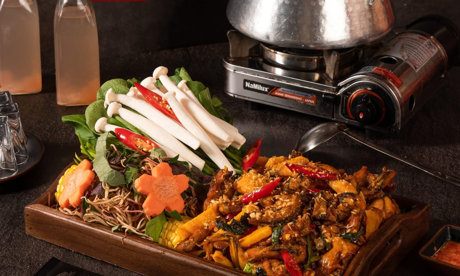 Giảm 36% dành cho: lẩu Thái, lẩu riêu cua, lẩu ếch