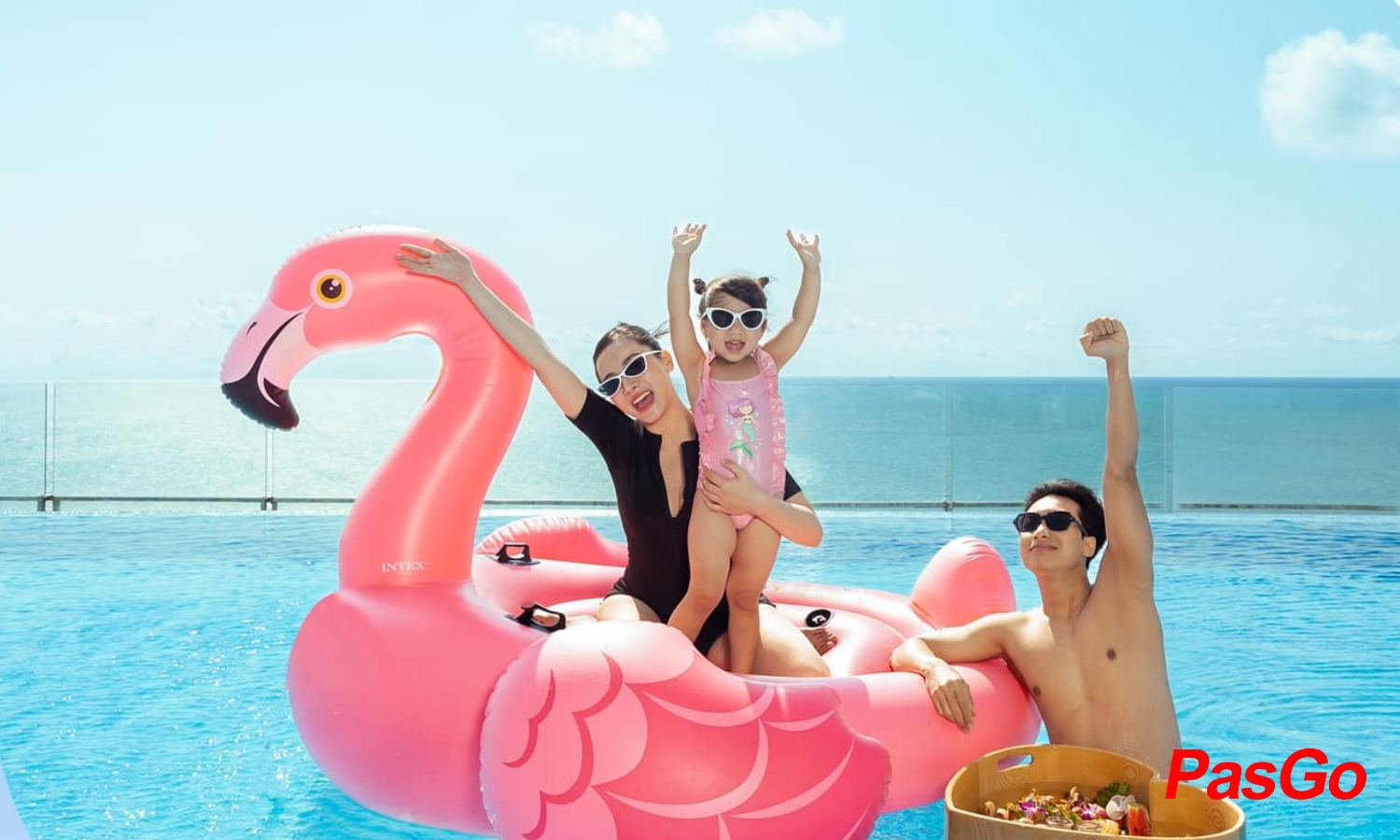 Khay nổi hồ bơi vô cực2